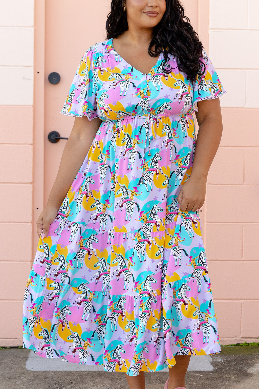 Charlize Maxi Dress in Yee-Har by Deb McNaughton