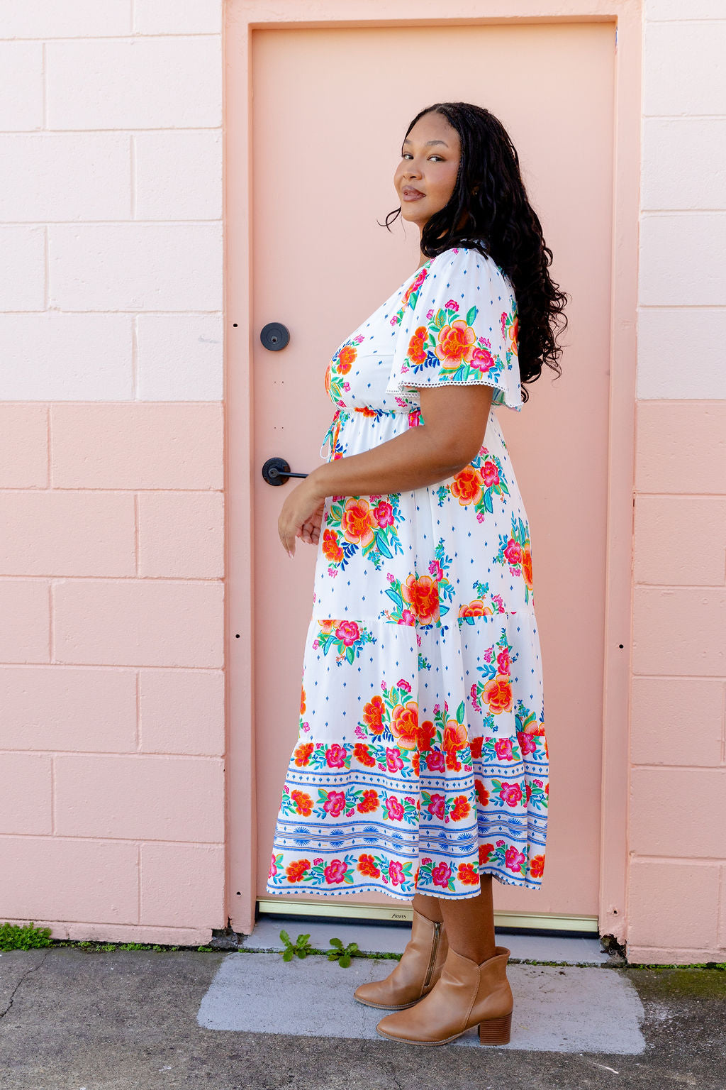 Charlize Maxi Dress in Frida