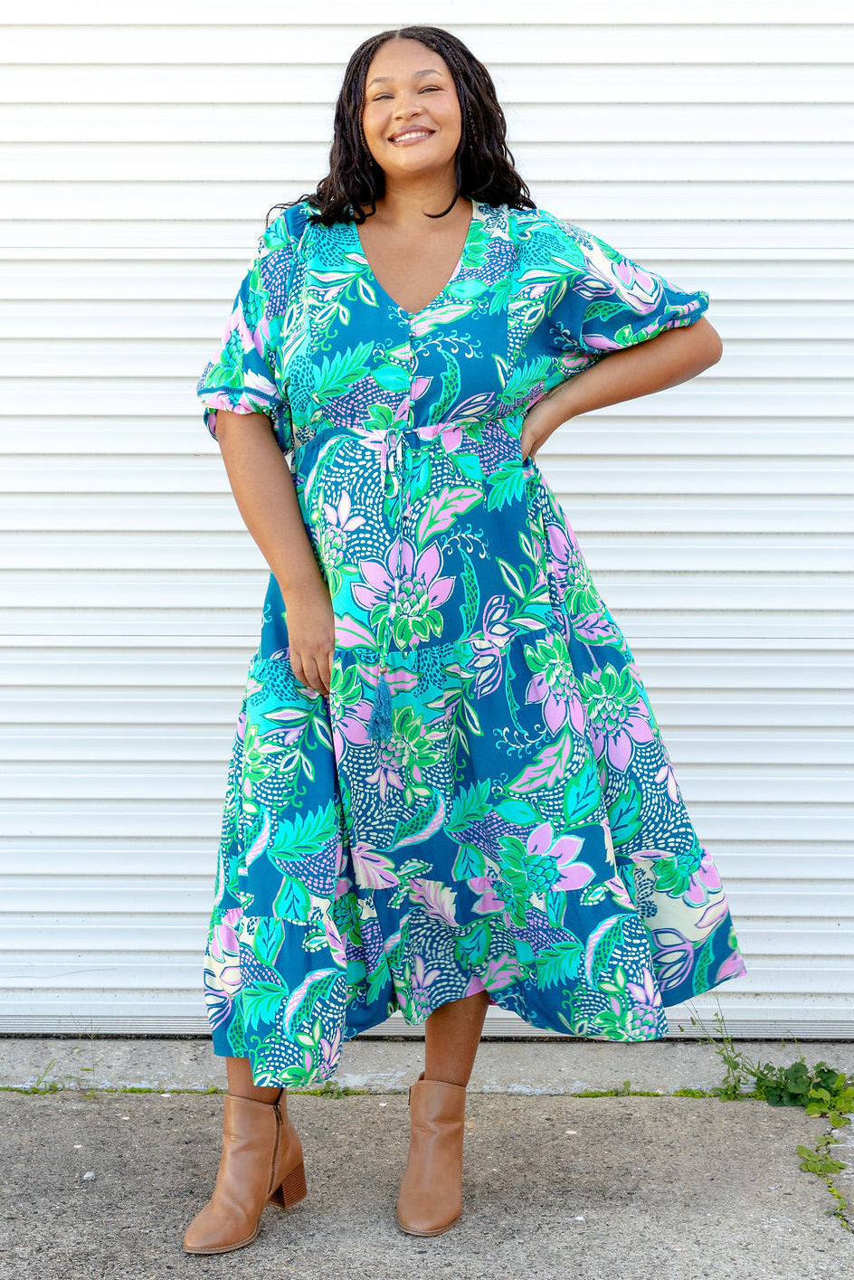 knee length dresses for ladies Takiyah Maxi Dress main image 0