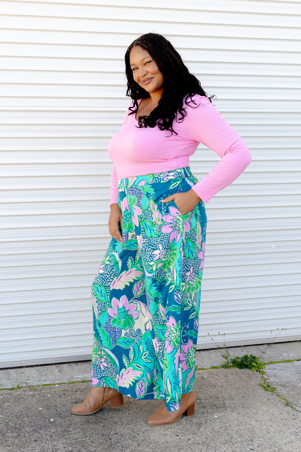 Larsa Pant in Kosum Pink