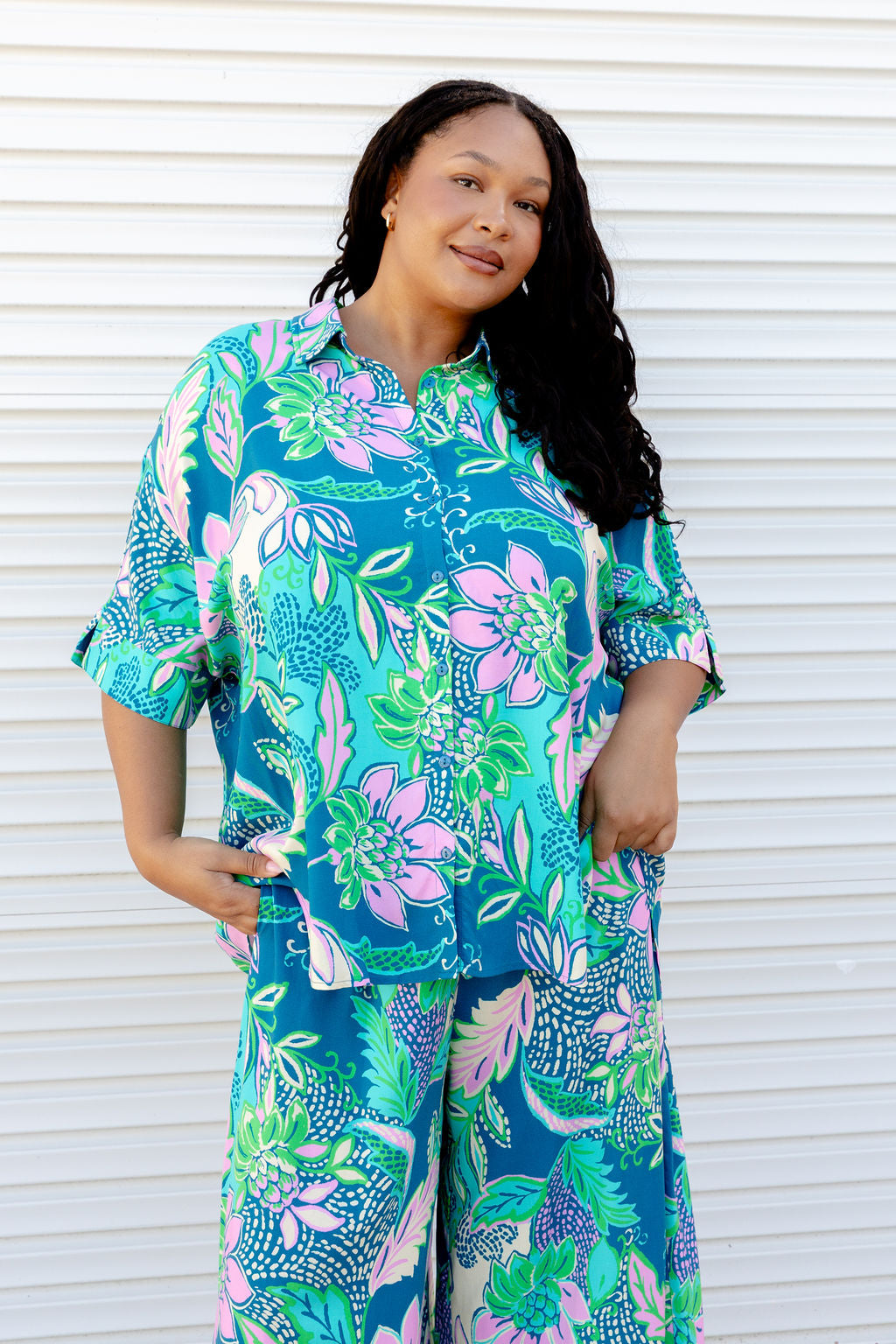 Tammin Shirt in Kosum Pink