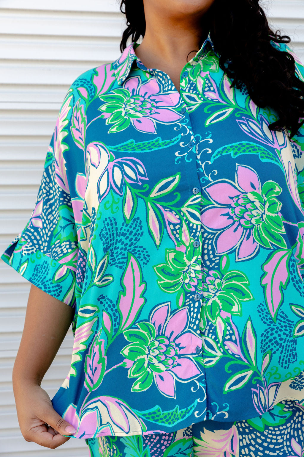 Tammin Shirt in Kosum Pink