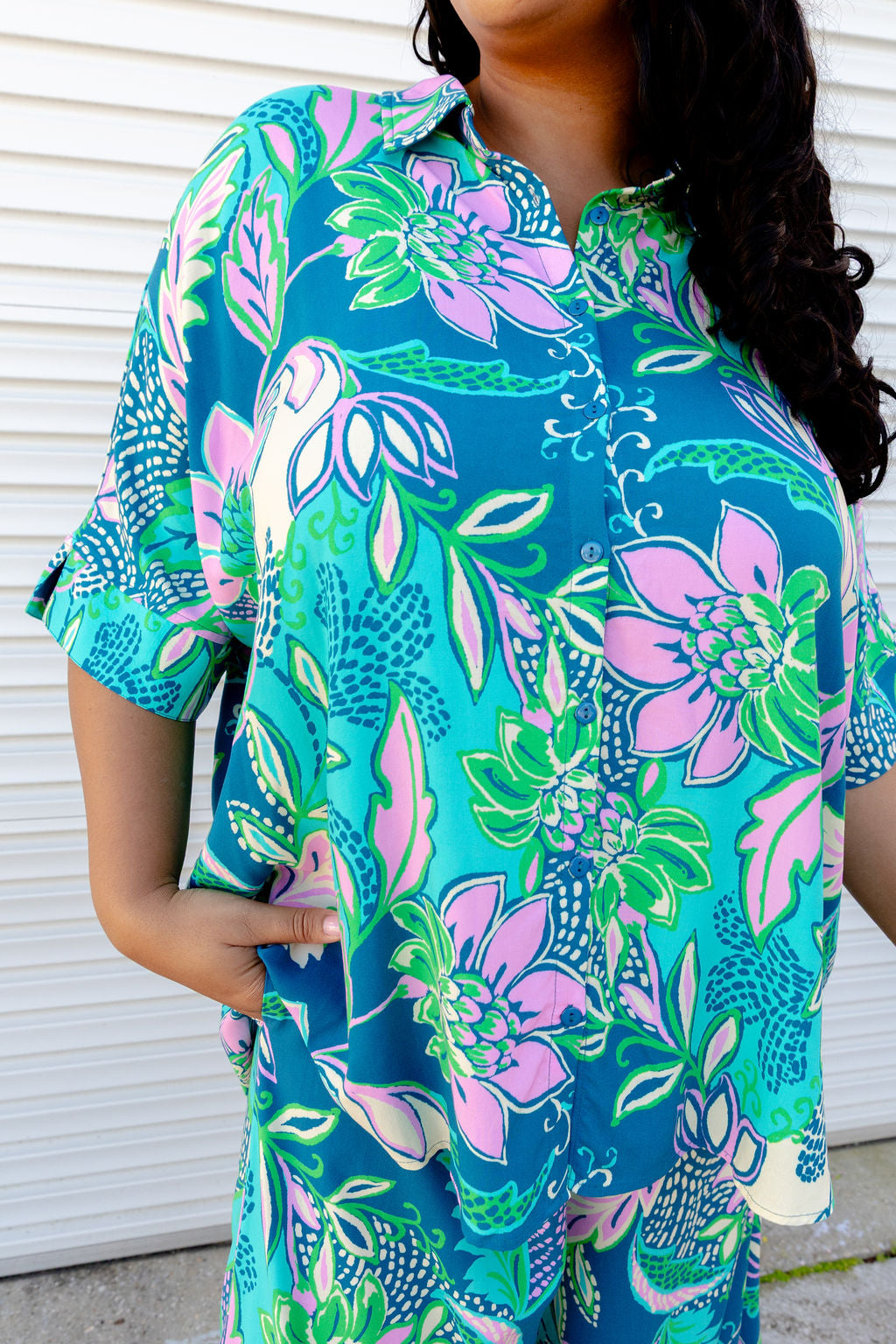 Tammin Shirt in Kosum Pink