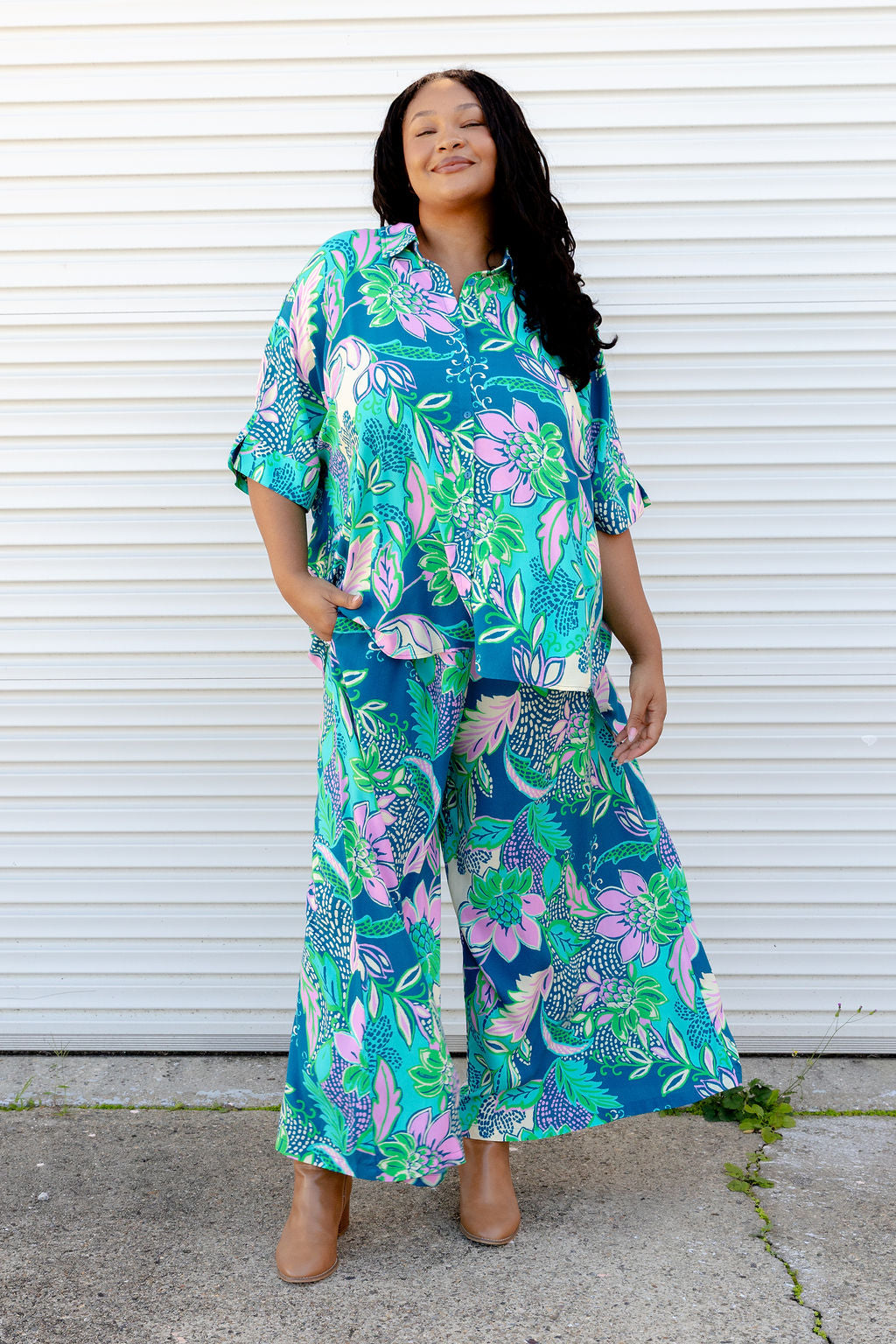 Tammin Shirt in Kosum Pink