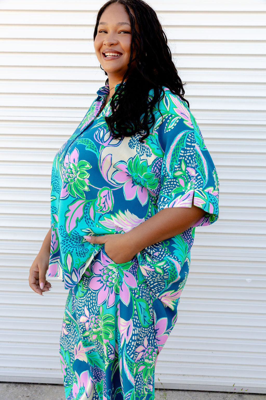 Tammin Shirt in Kosum Pink