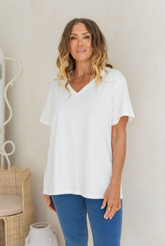Relaxed V-Neck Tee