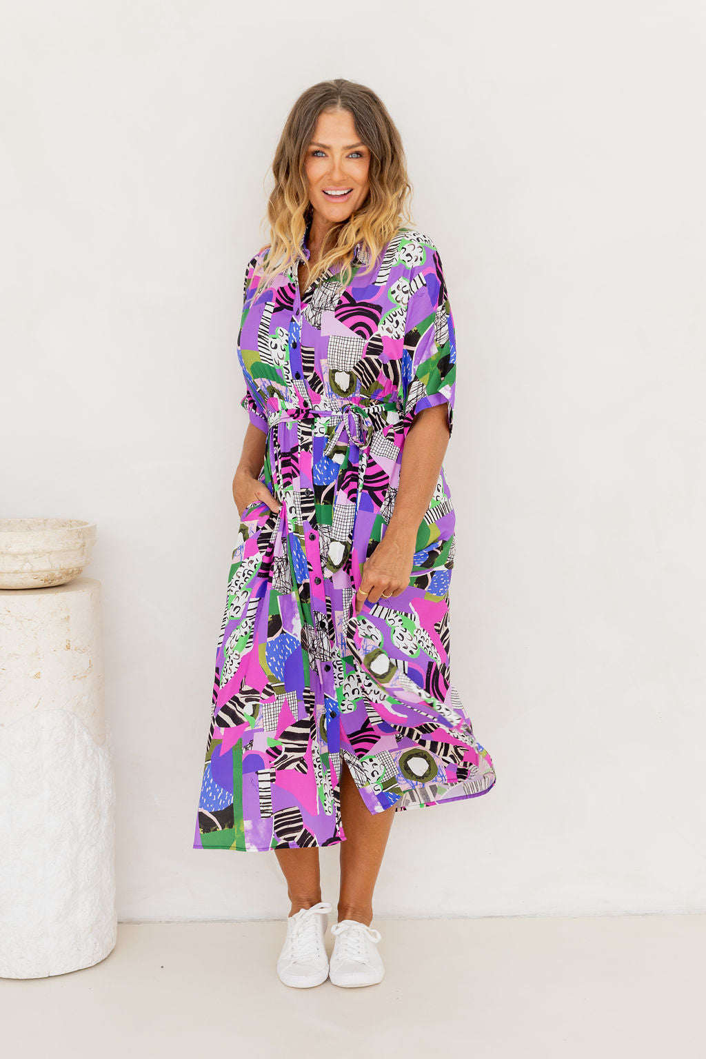 Maddy Midi Dress in Dazzle