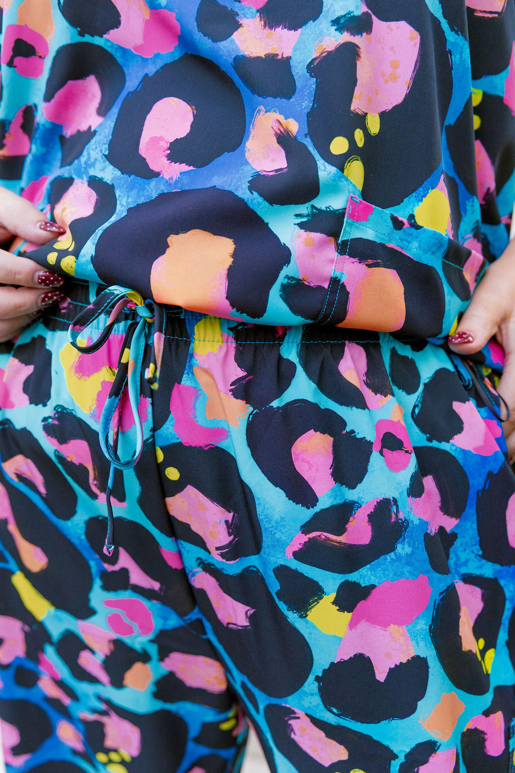 Jazz Scrubs in Kasey Leopard by Kasey Rainbow