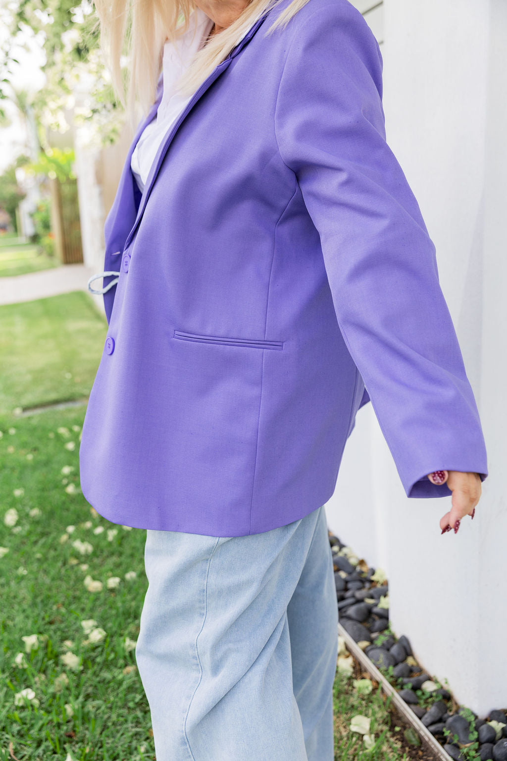 Celine Blazer in Purple