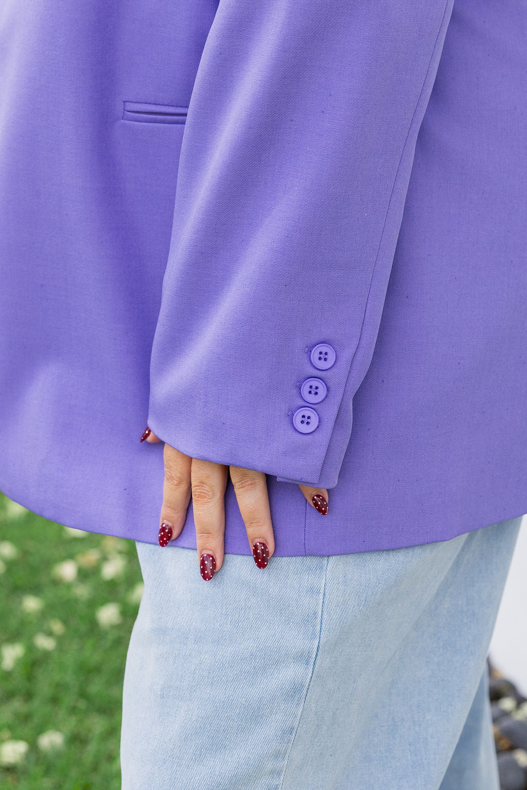 Celine Blazer in Purple