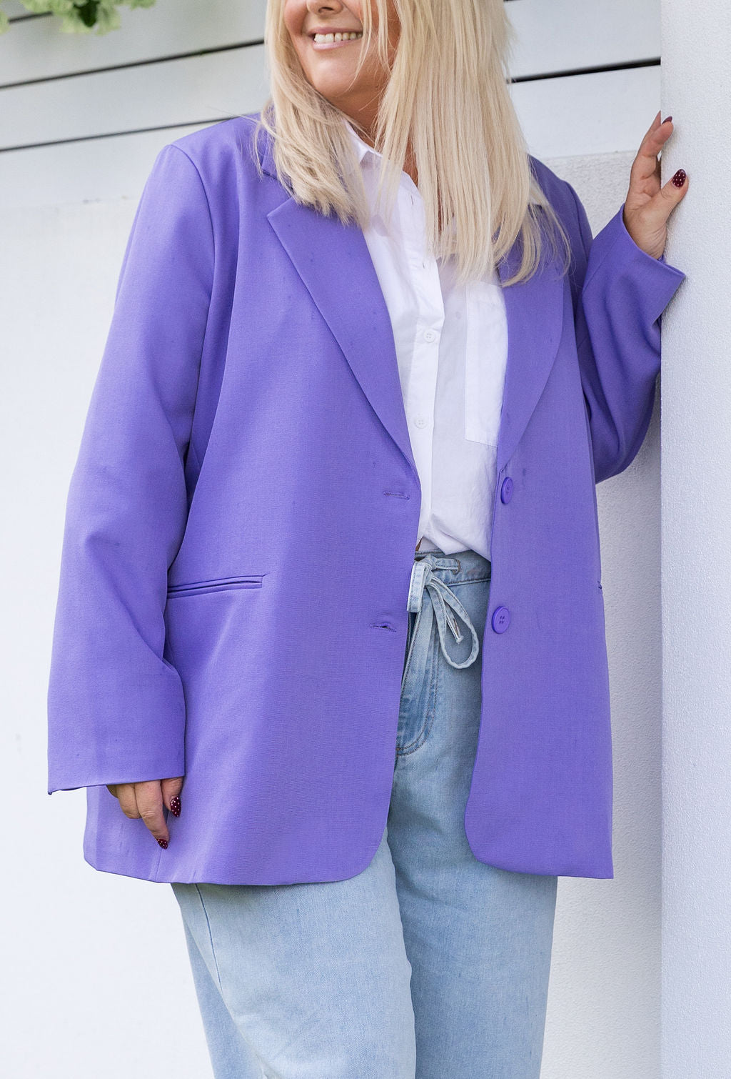 Celine Blazer in Purple