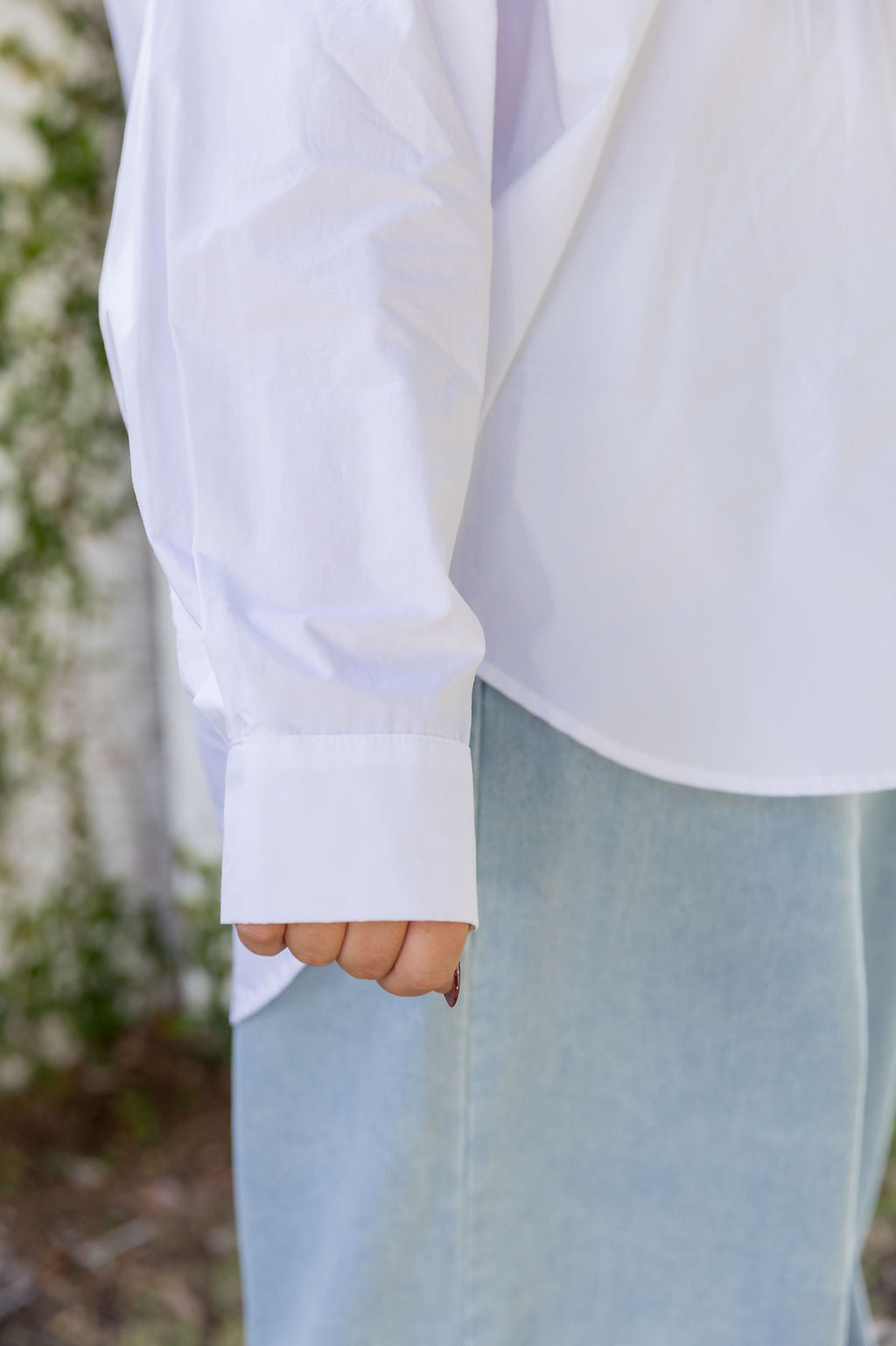 Lula Oversized Shirt in White
