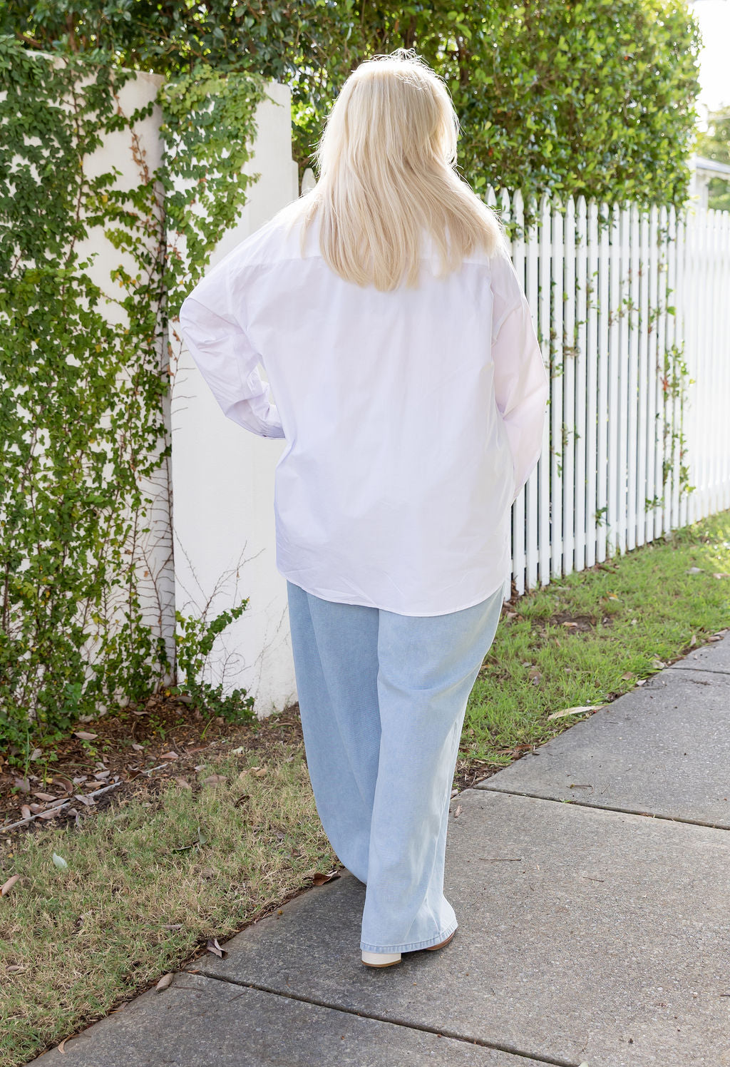 Lula Oversized Shirt in White