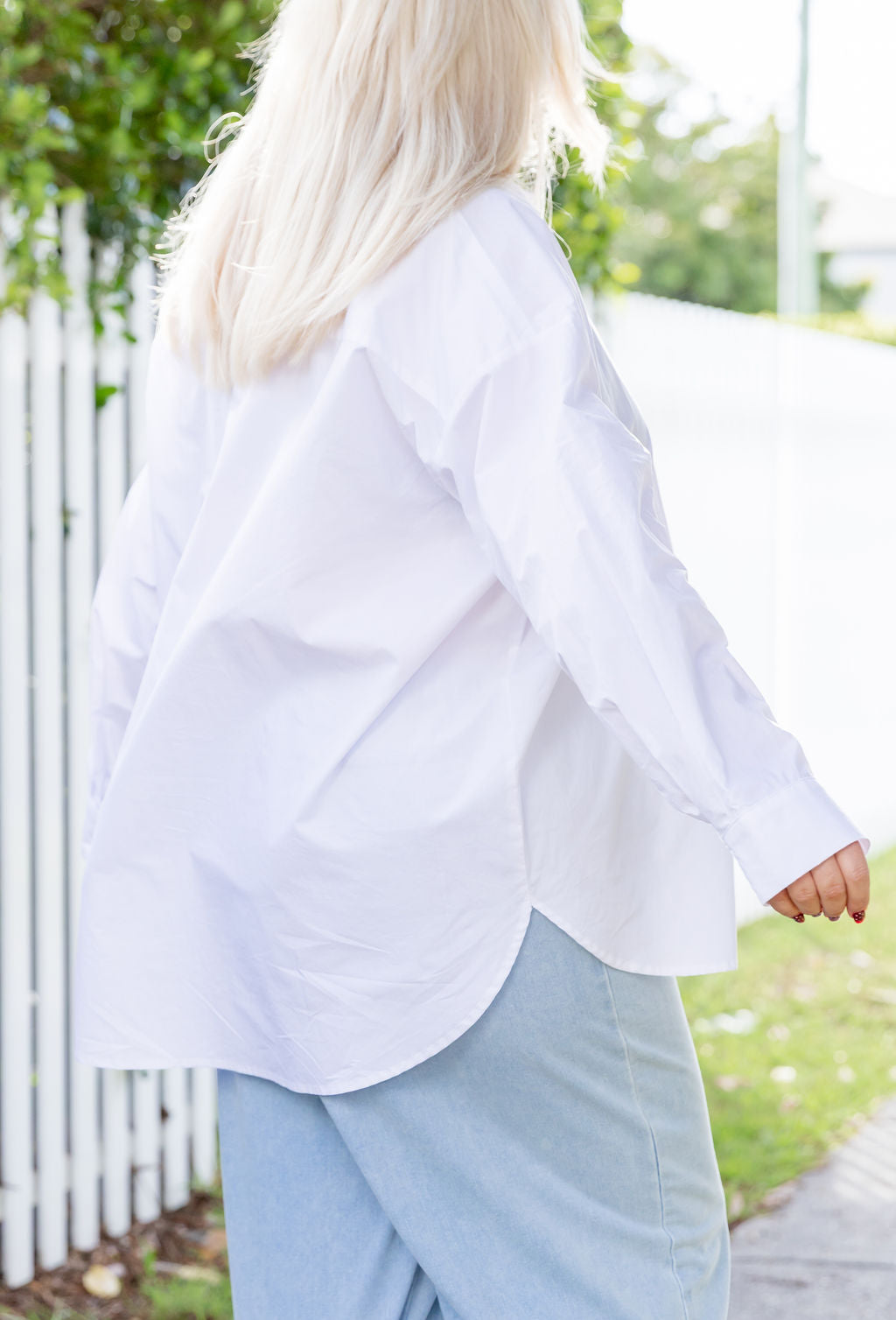 Lula Oversized Shirt in White