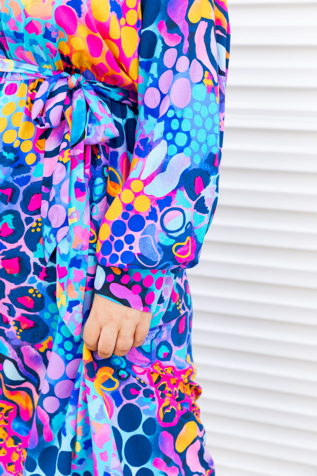 Maddison Midi Dress in Remix by Kasey Rainbow