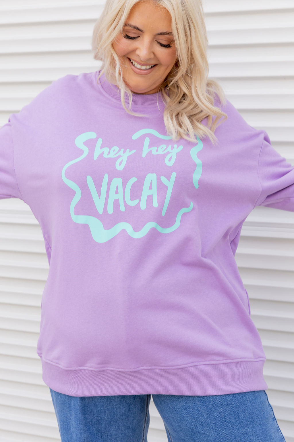 Evan Sweatshirt in Hey Hey Purple