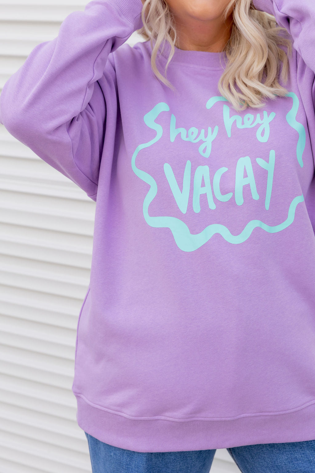 Evan Sweatshirt in Hey Hey Purple