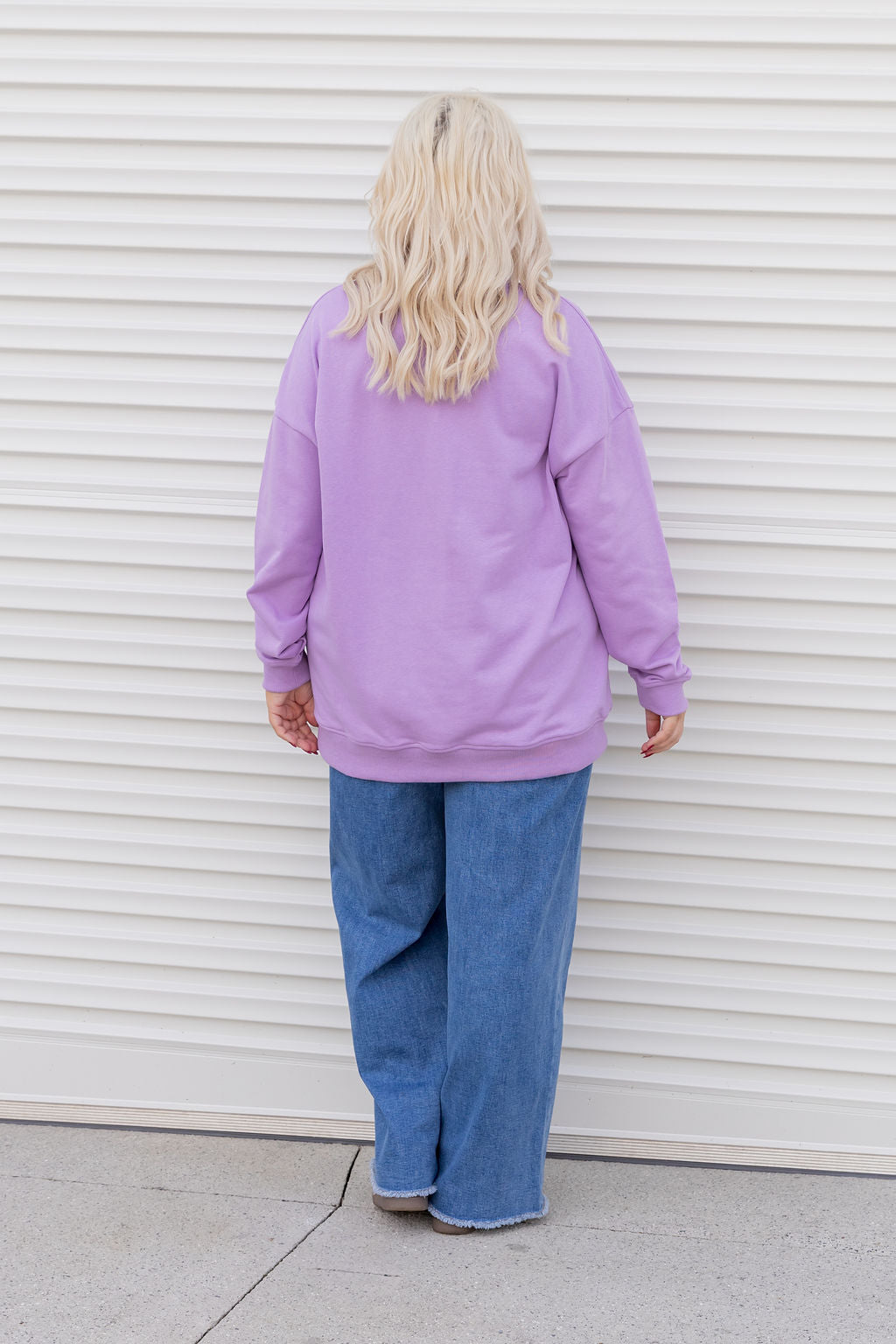Evan Sweatshirt in Hey Hey Purple