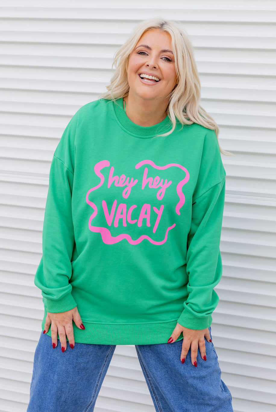 Evan Sweatshirt in Hey Hey Green