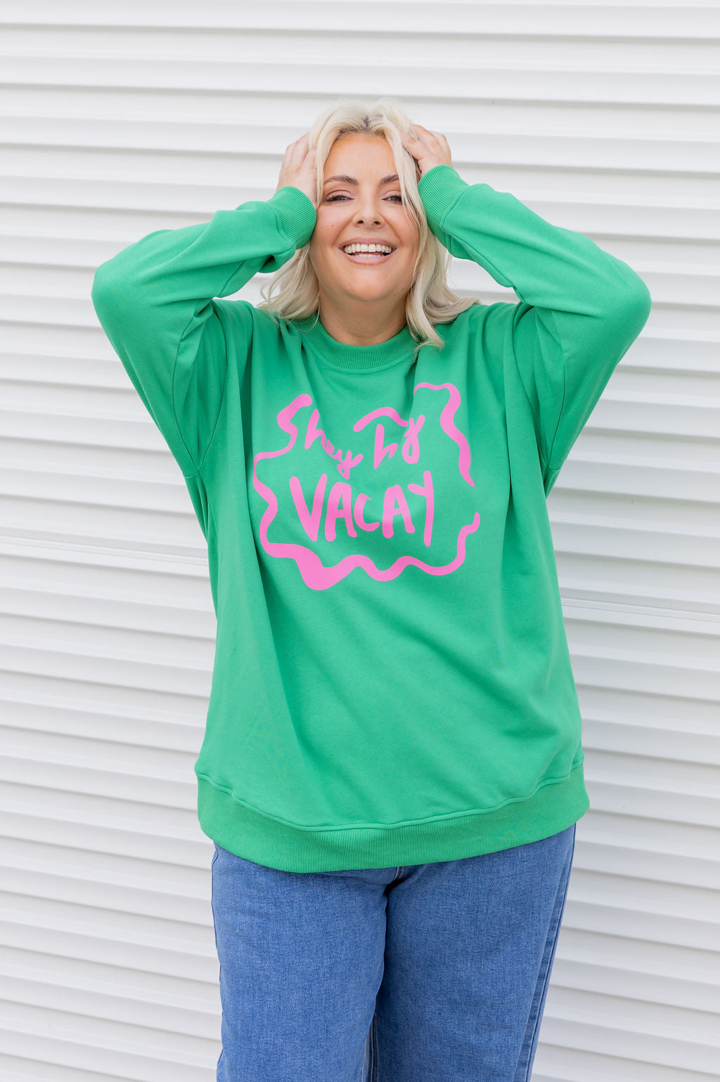 Evan Sweatshirt in Hey Hey Green