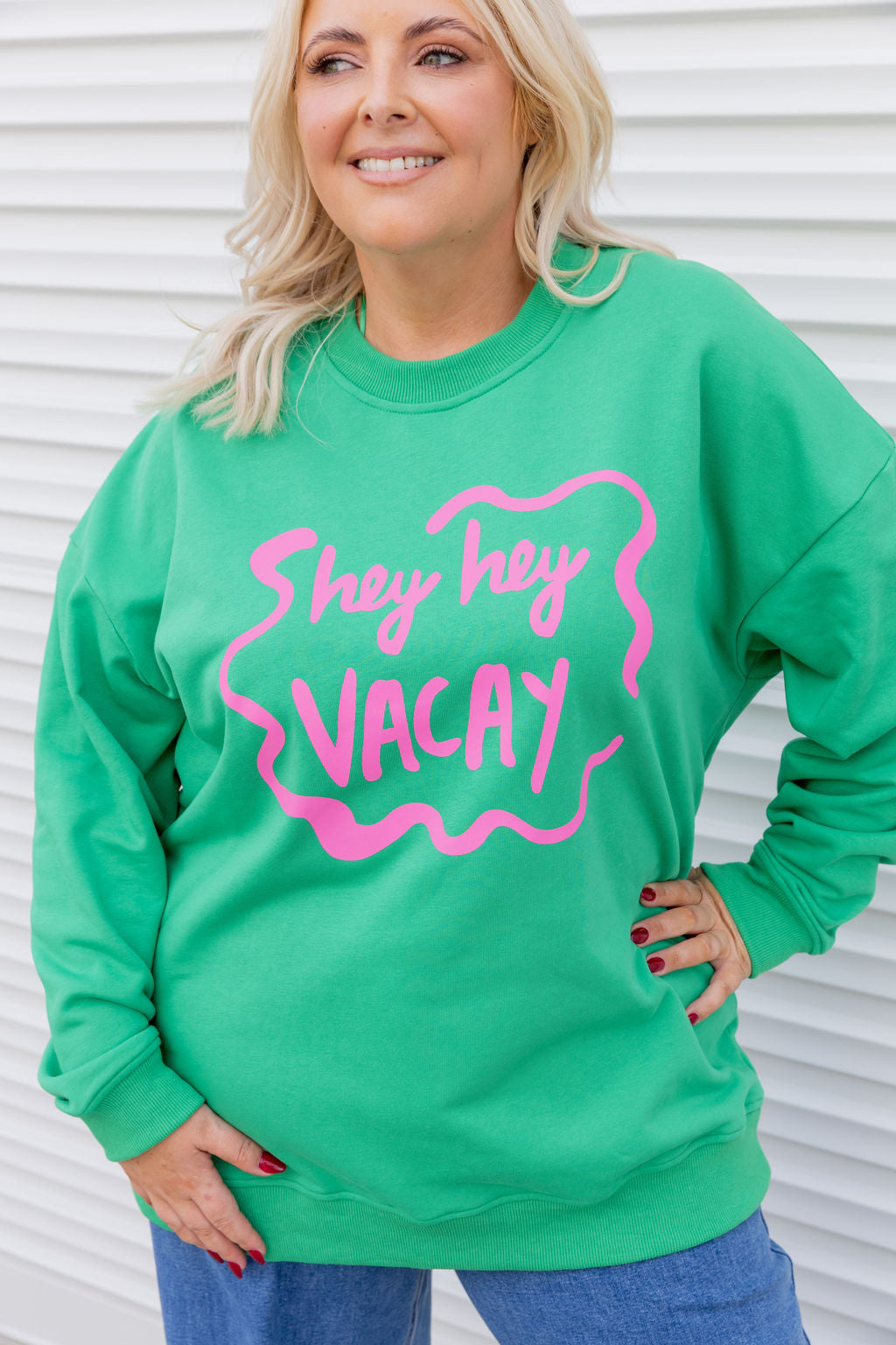 Evan Sweatshirt in Hey Hey Green