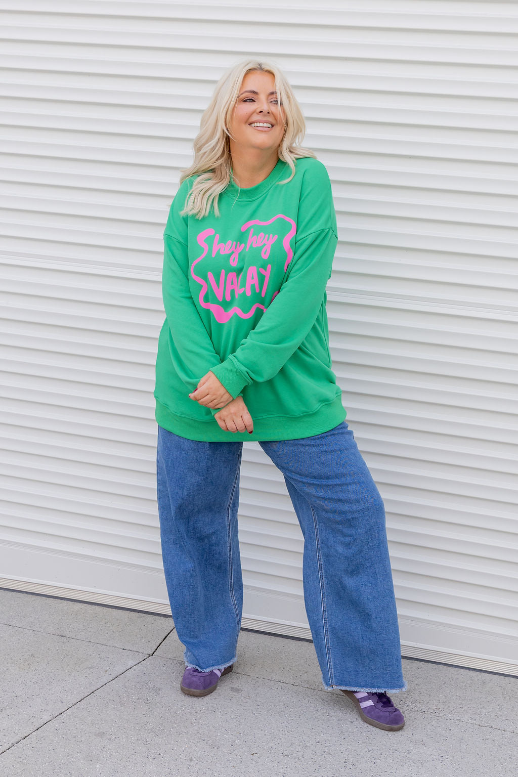 Evan Sweatshirt in Hey Hey Green