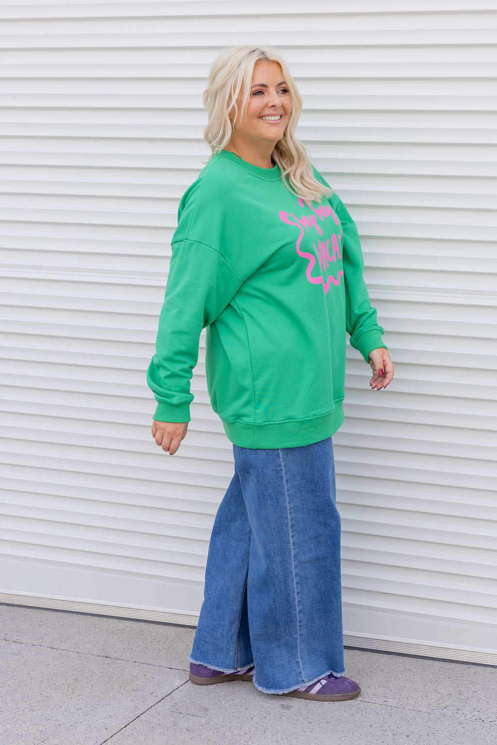 Evan Sweatshirt in Hey Hey Green