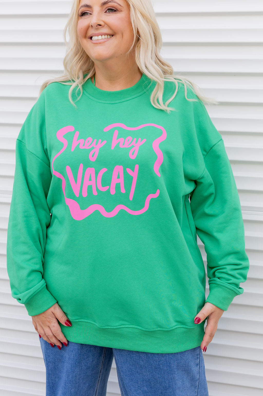 Evan Sweatshirt in Hey Hey Green