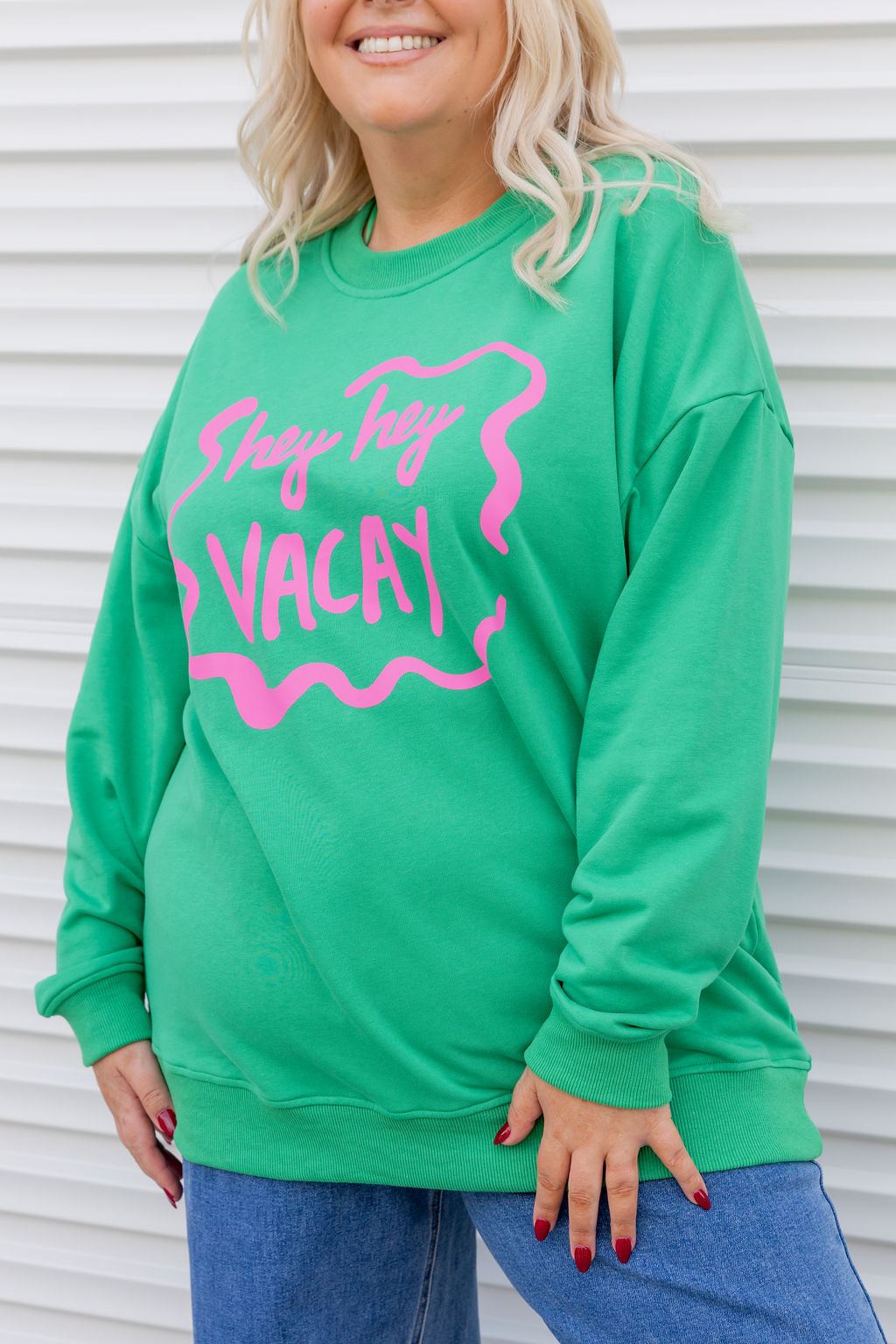 Evan Sweatshirt in Hey Hey Green