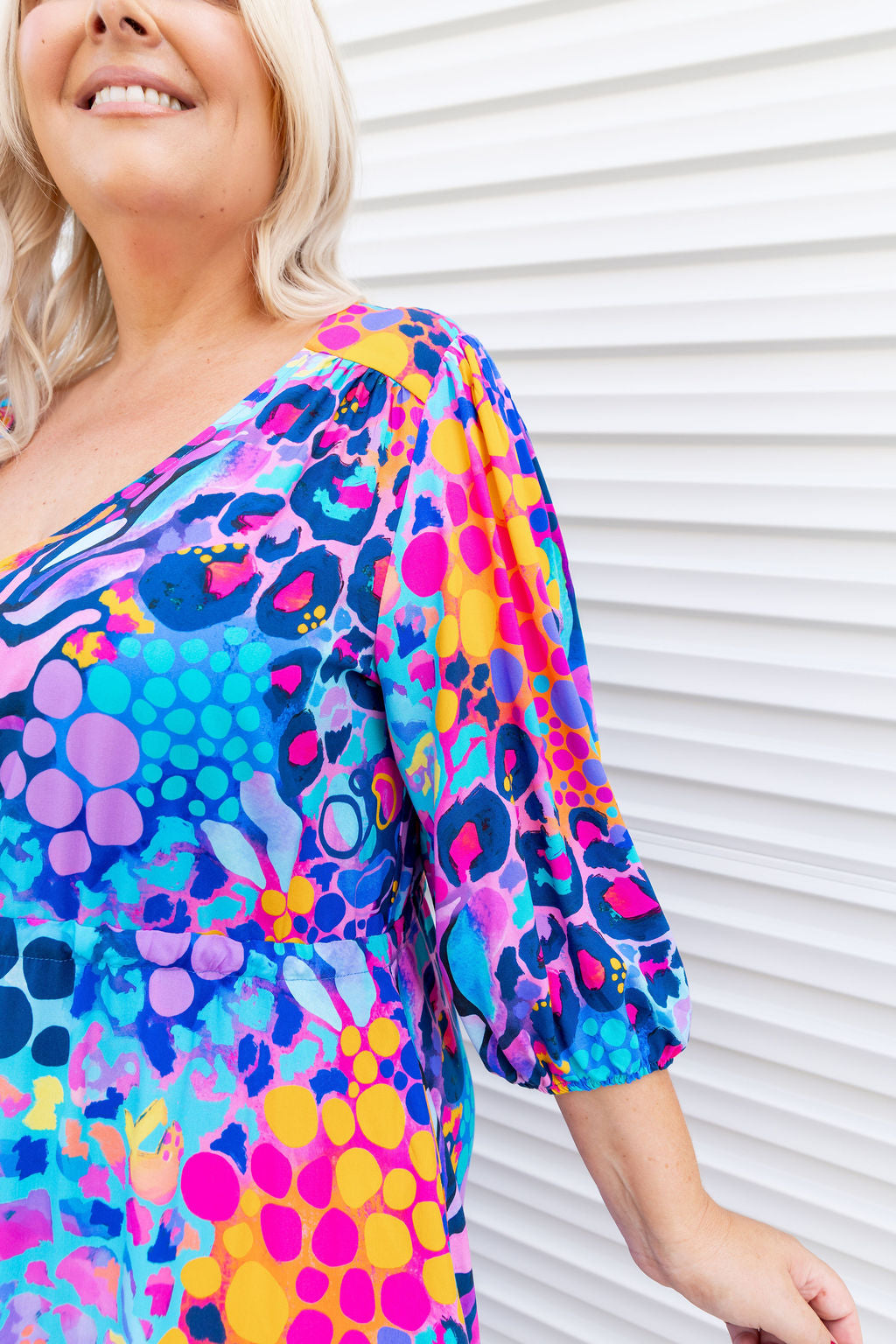 Billie Dress in Remix by Kasey Rainbow