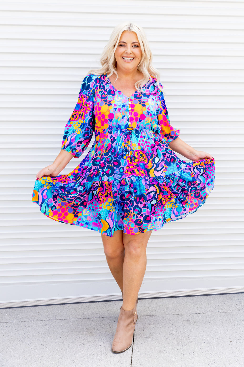 Ziggy Dress in Remix by Kasey Rainbow