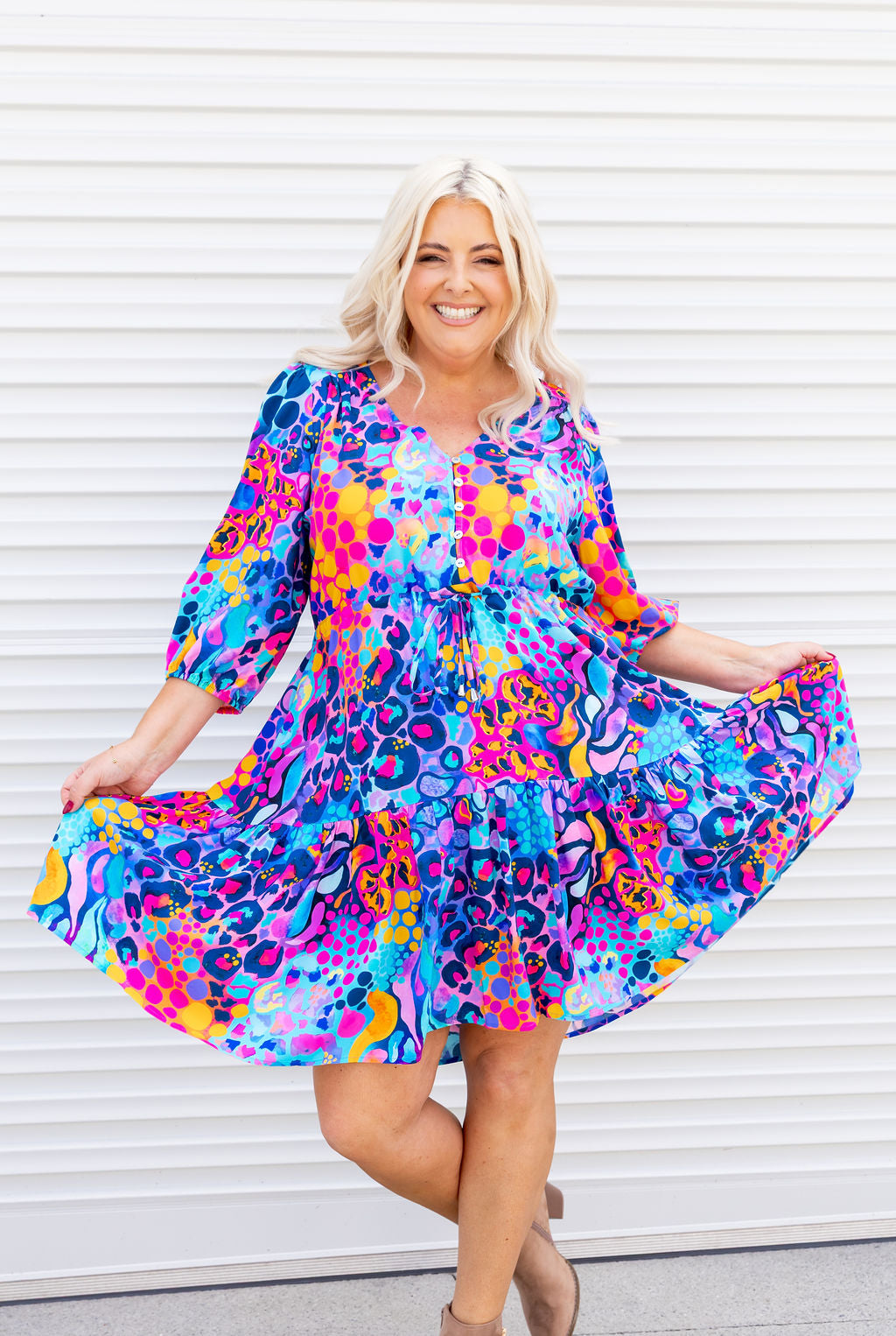 Ziggy Dress in Remix by Kasey Rainbow
