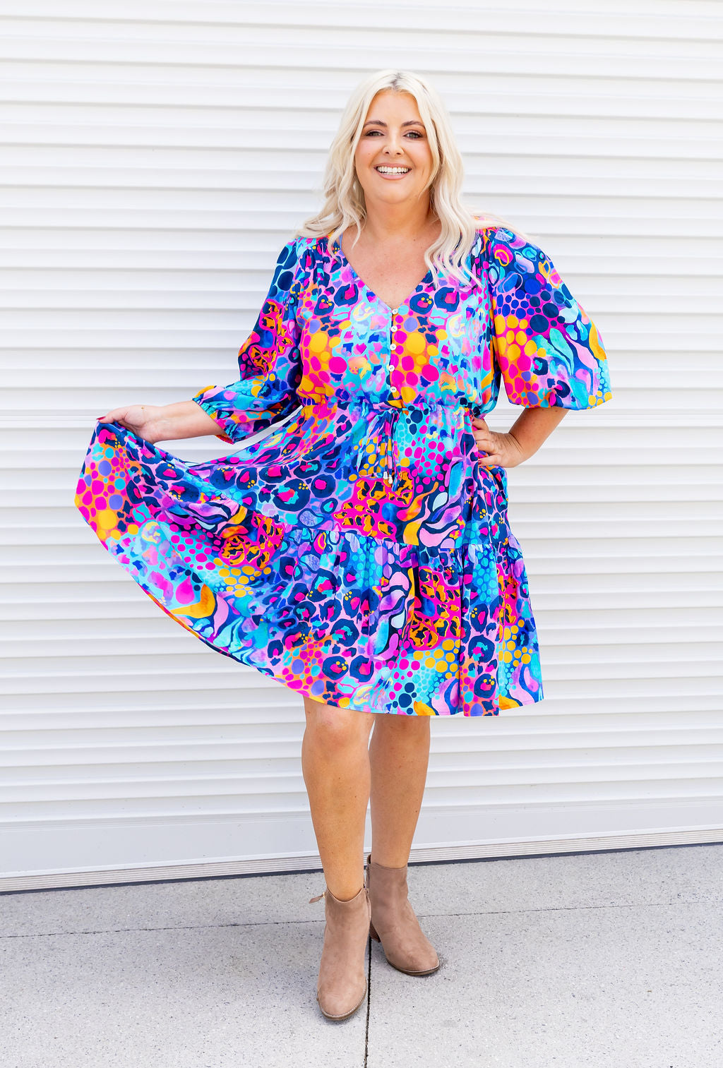 Ziggy Dress in Remix by Kasey Rainbow