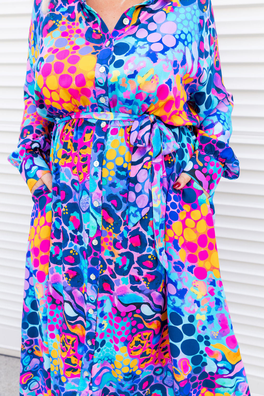 maddison midi dress Maddison Midi Dress in Remix by Kasey Rainbow – Proud Poppy Clothing
