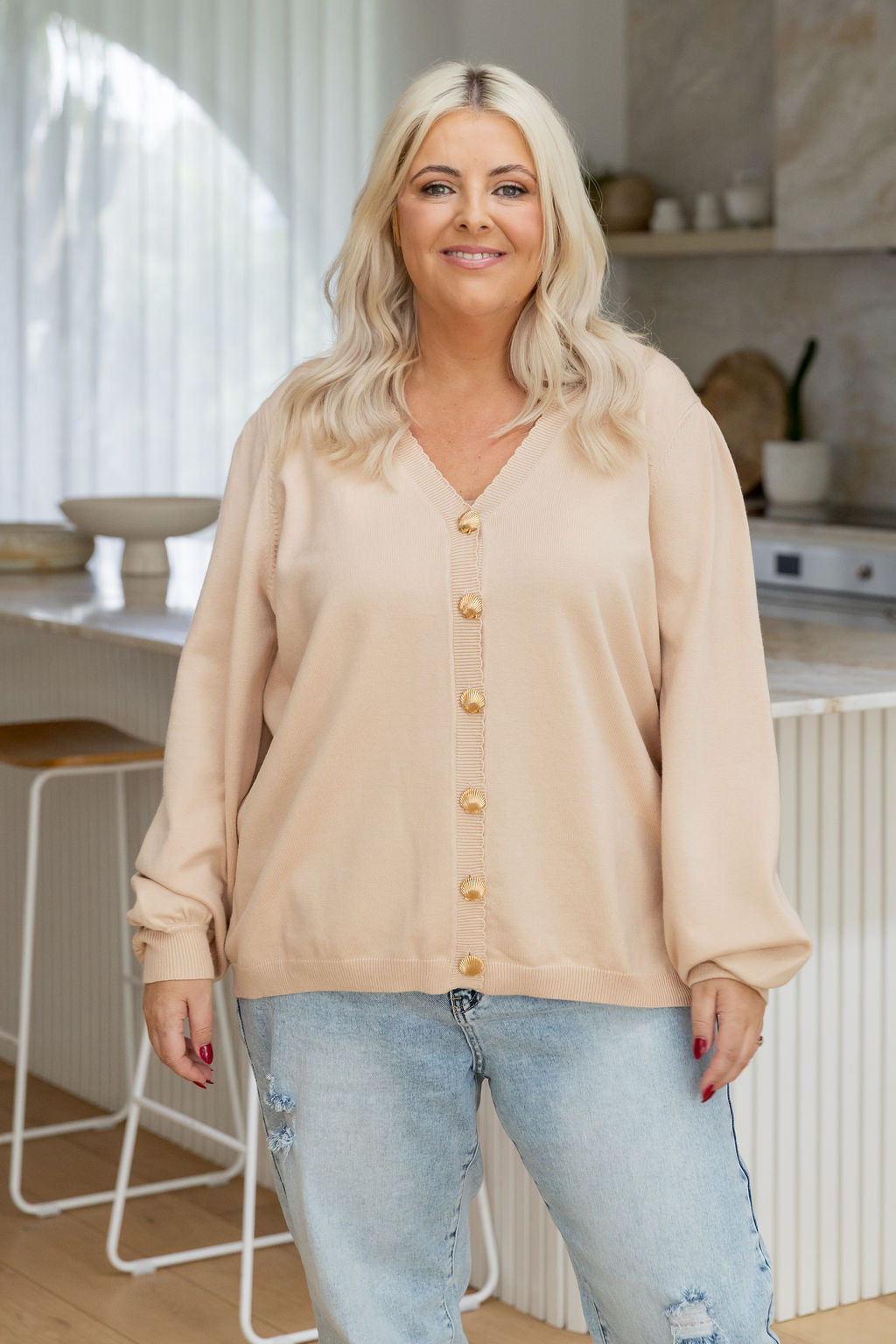 Vada Knit in Champagne