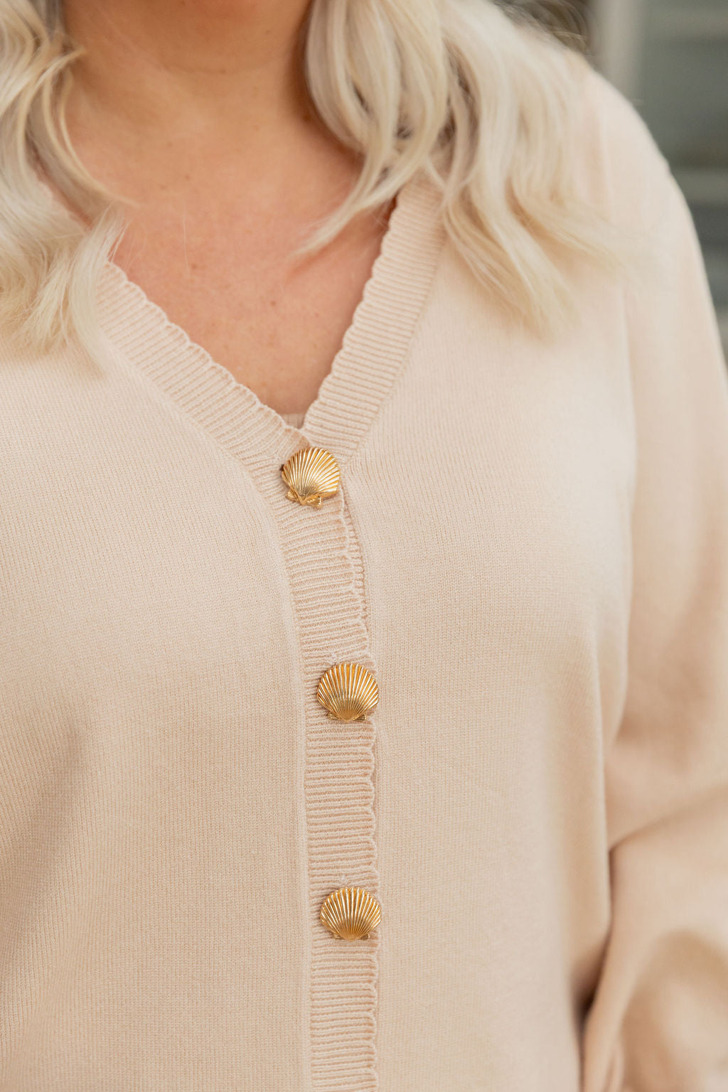 Vada Knit in Champagne
