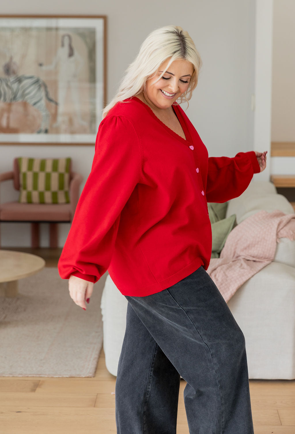 Vada Knit in Red