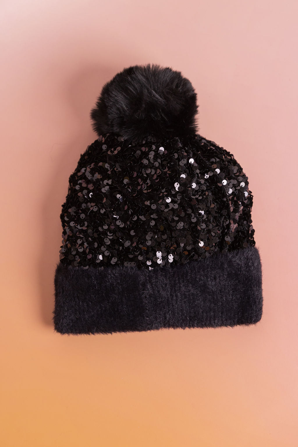 Glitzy Beanie in Black