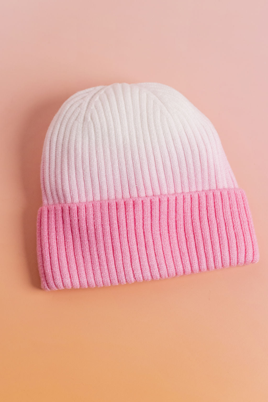 Ombre Beanie in Pink