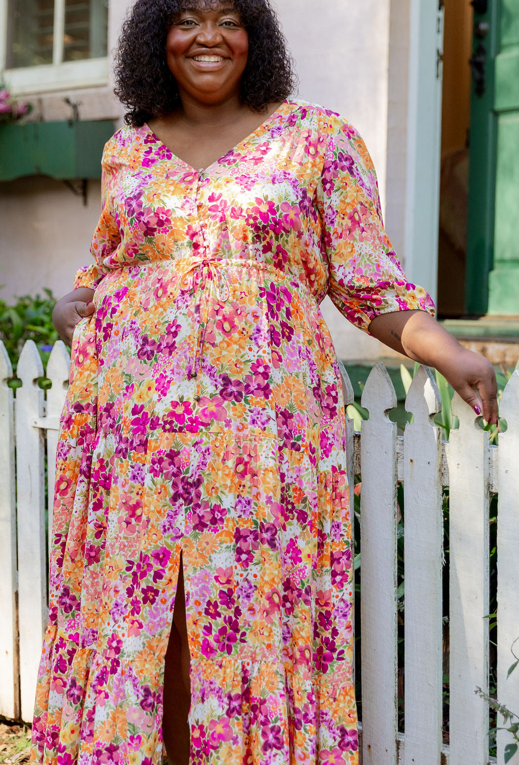 Billie Dress in Giardino Fall