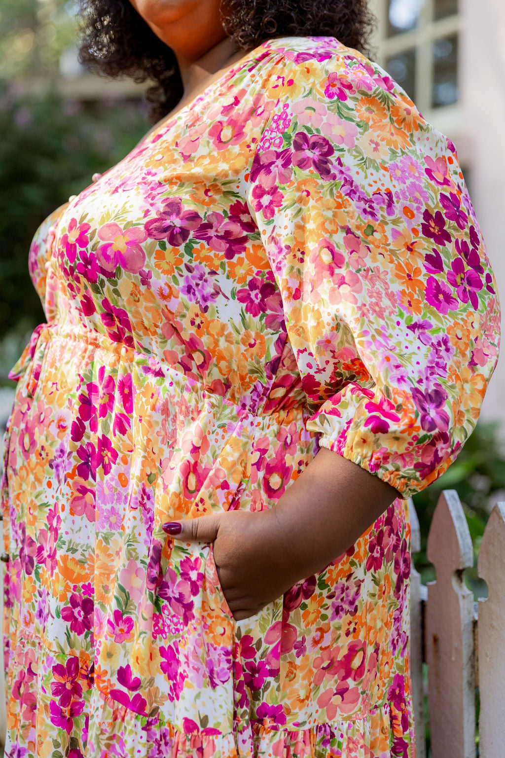 Billie Dress in Giardino Fall