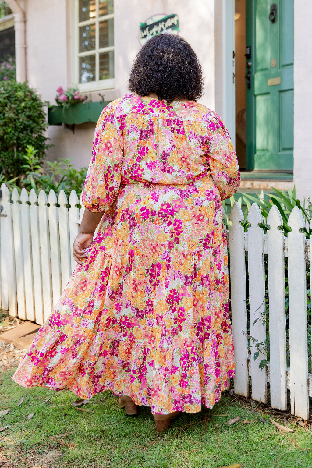 Billie Dress in Giardino Fall