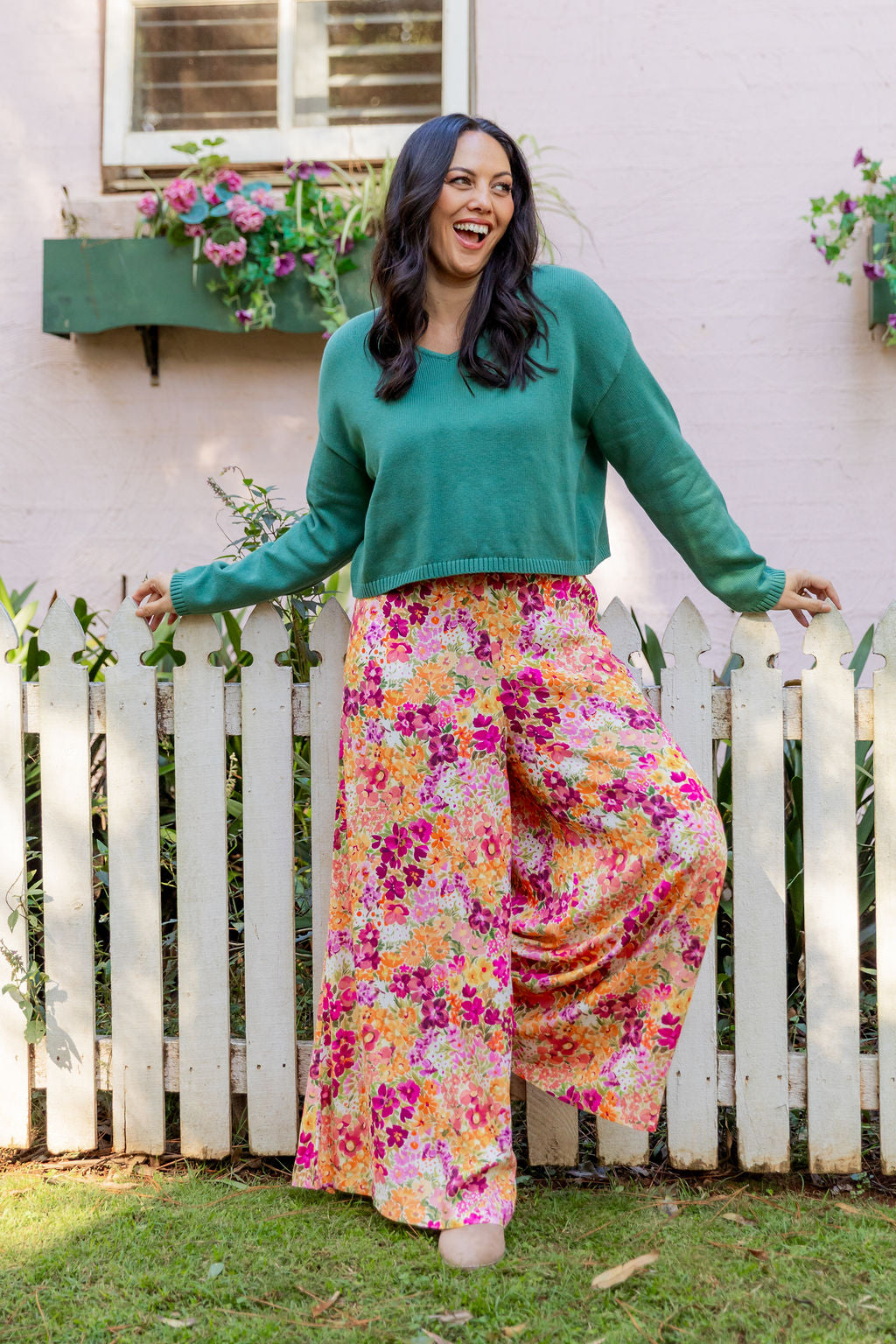 Larsa Pant in Giardino Fall
