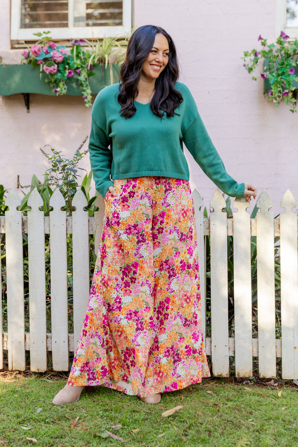 Larsa Pant in Giardino Fall