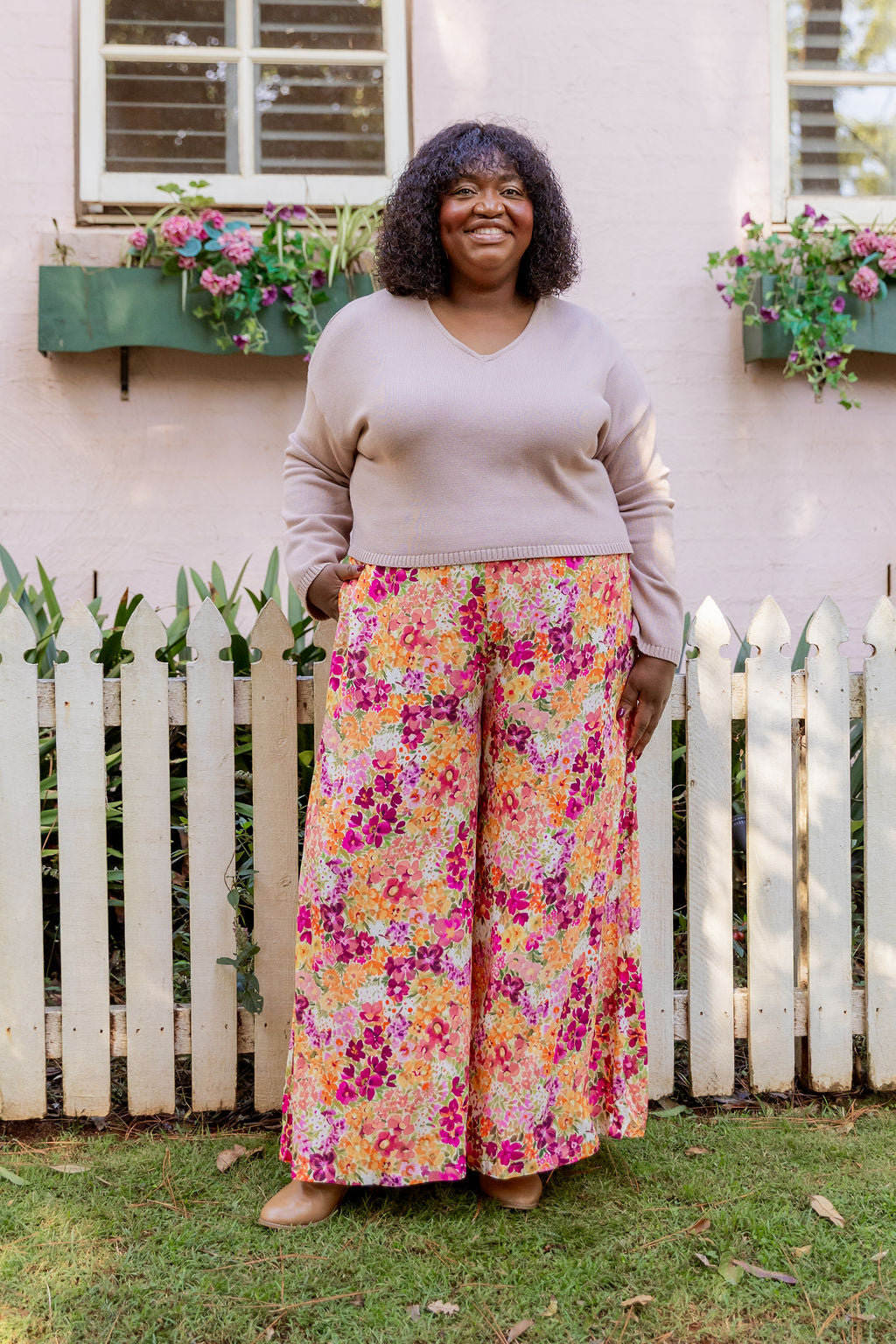 Larsa Pant in Giardino Fall