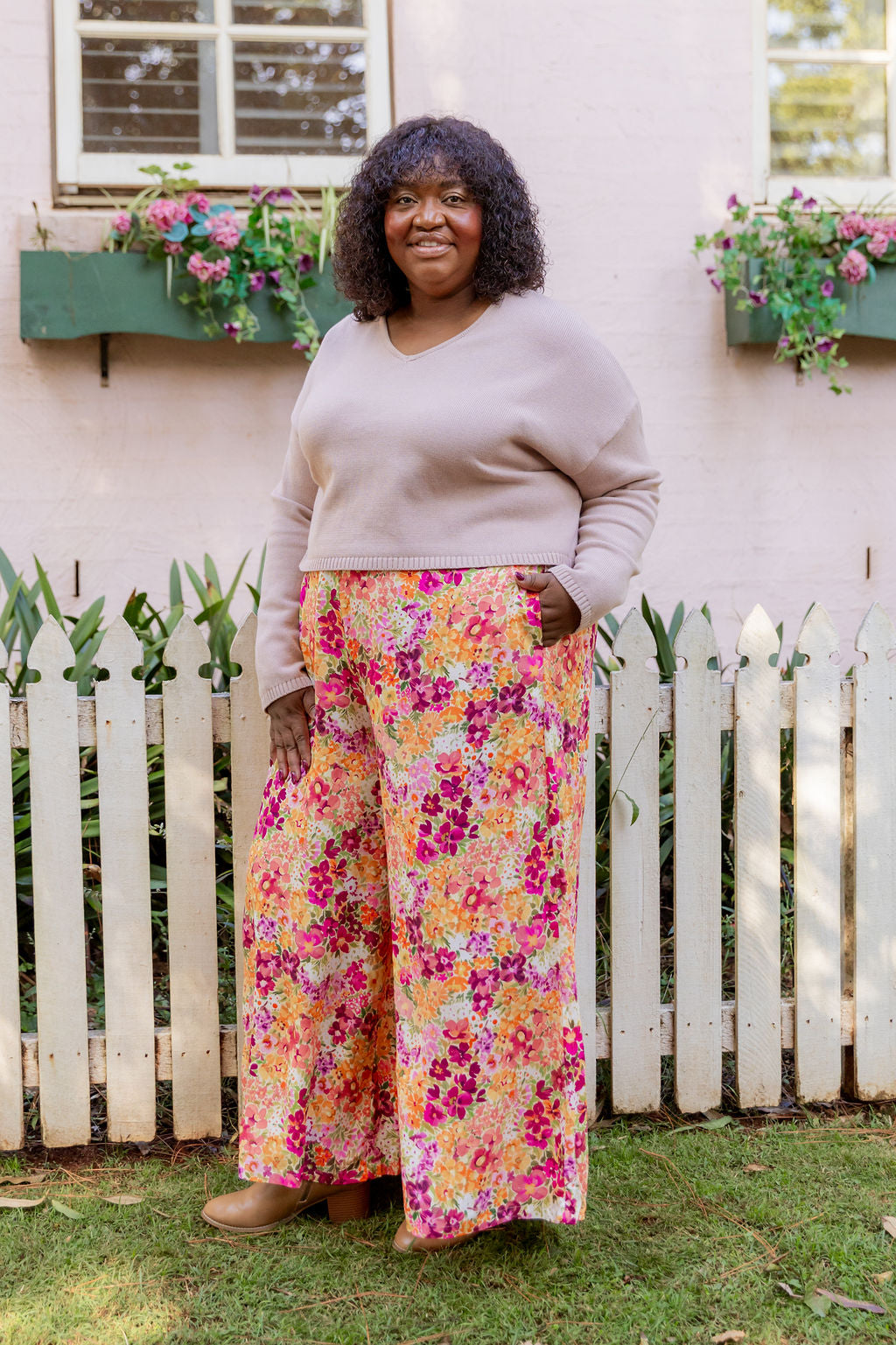 Larsa Pant in Giardino Fall