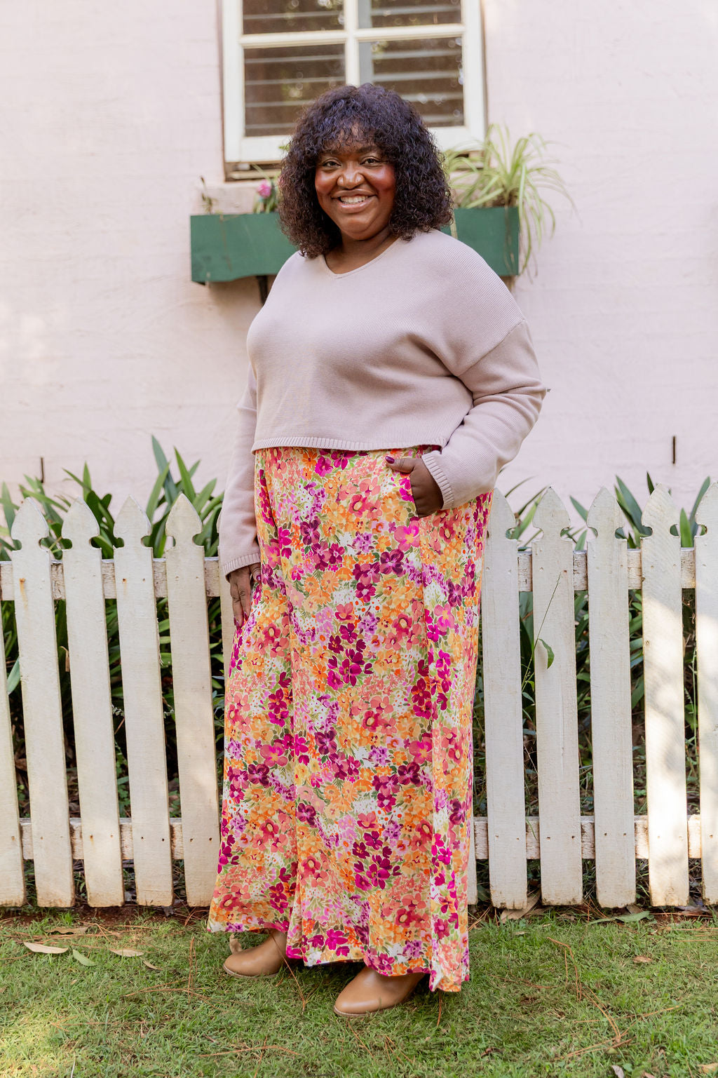 Larsa Pant in Giardino Fall