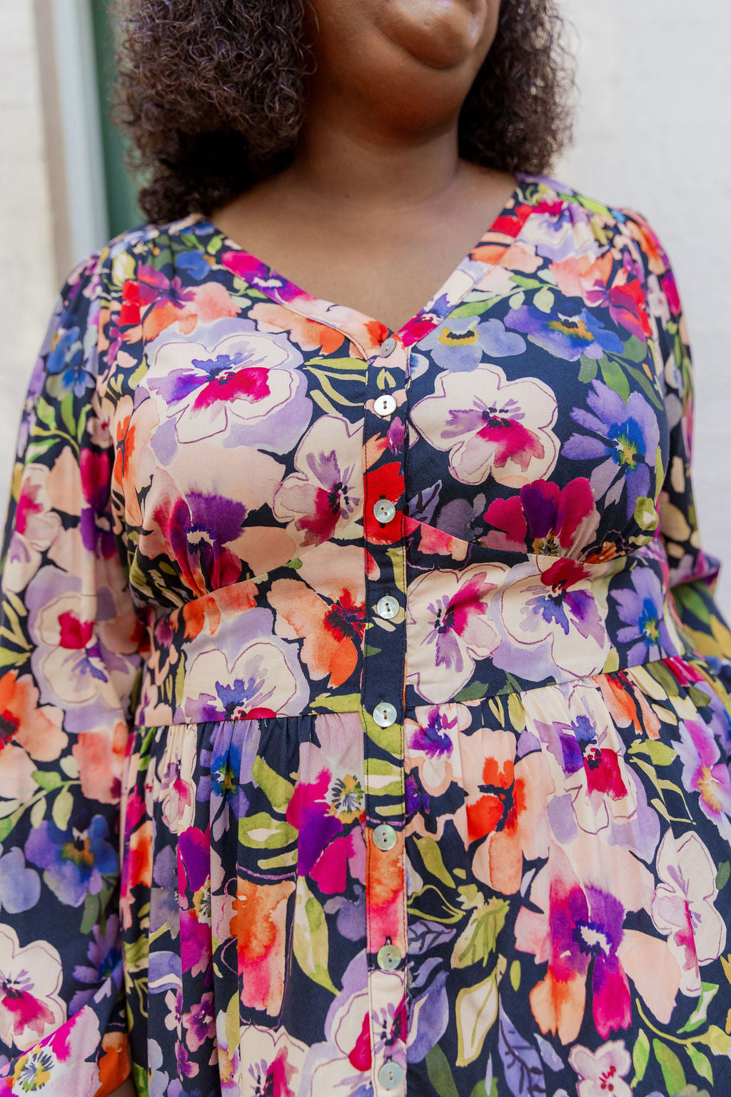 Aura Dress in Winter Bouquet