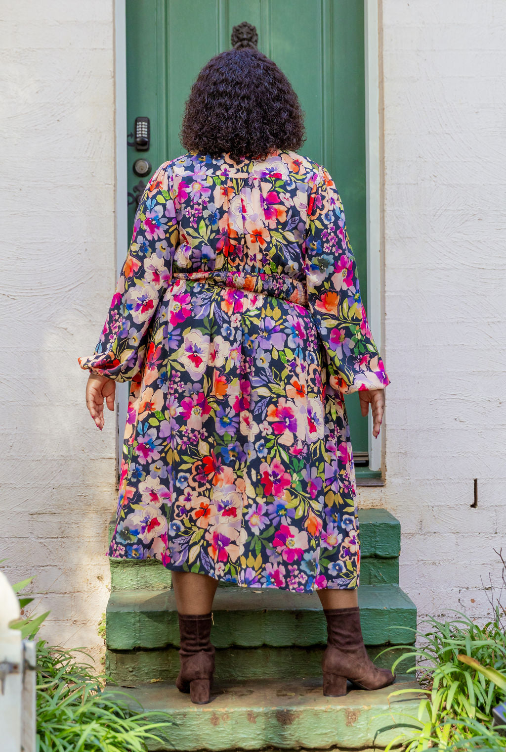 Aura Dress in Winter Bouquet