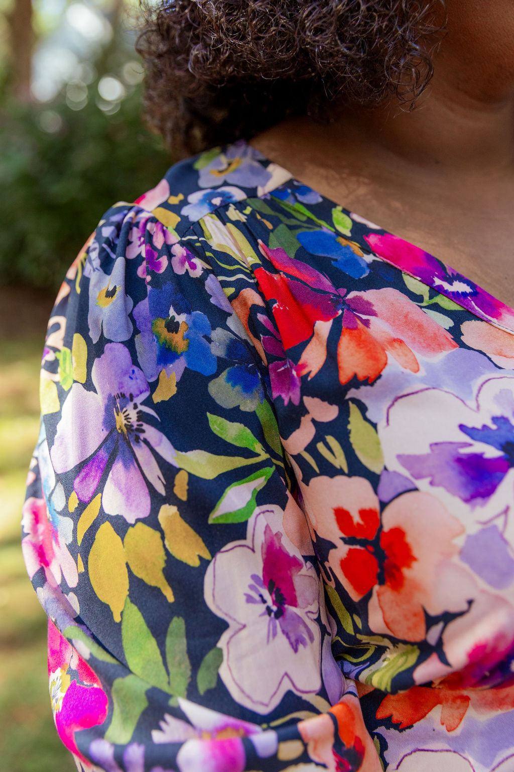 Aura Dress in Winter Bouquet